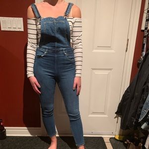 Denim overalls